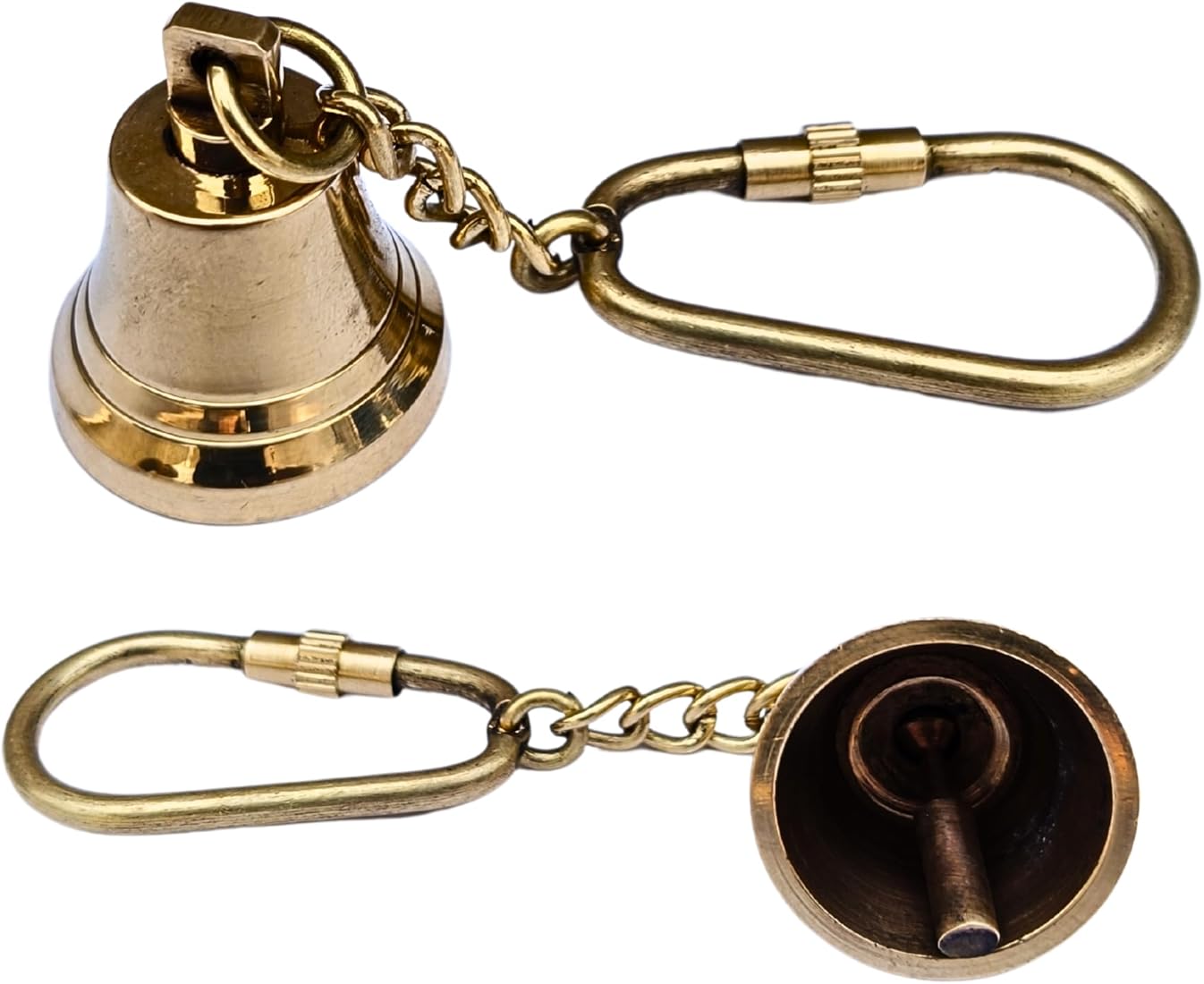 Brass Bell Keychain