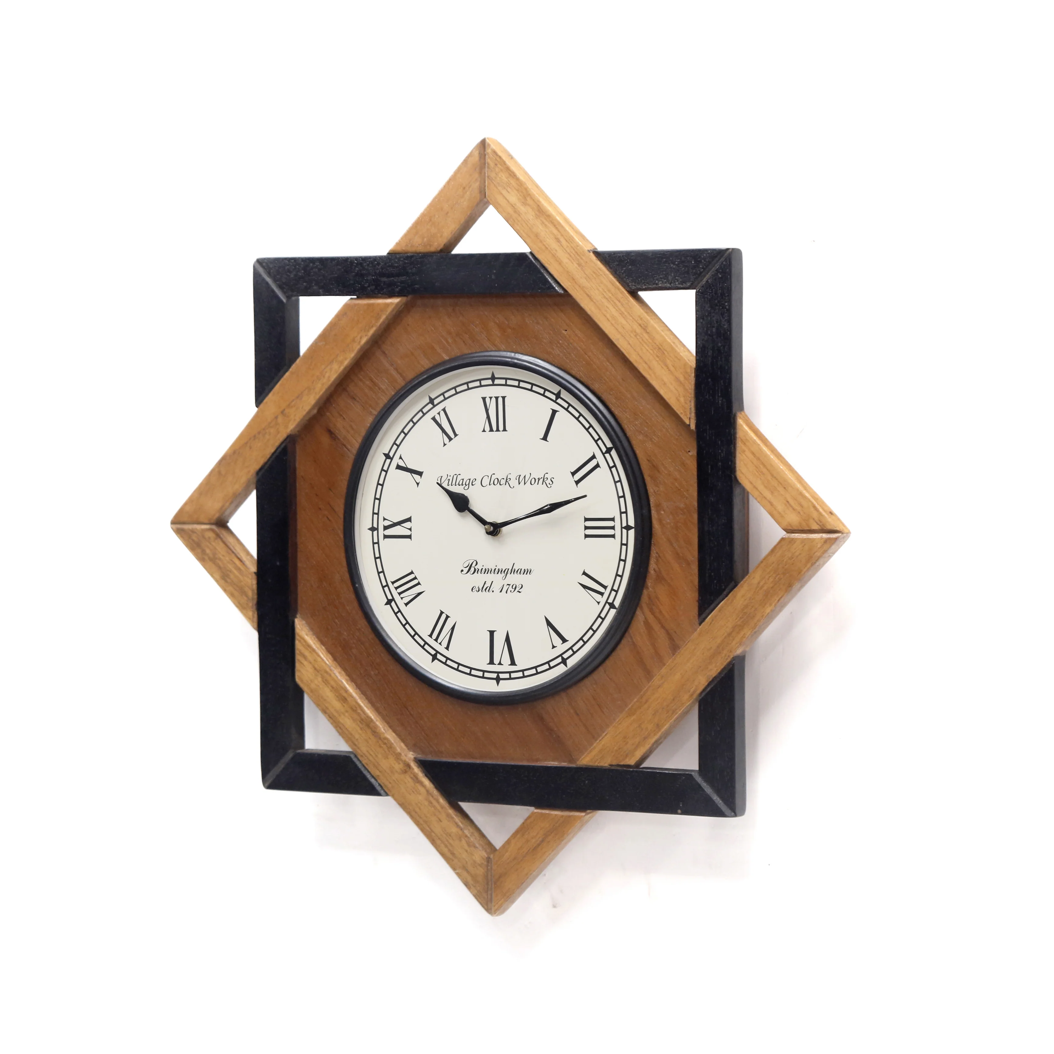 Handmade Wood Analog Wall Clock