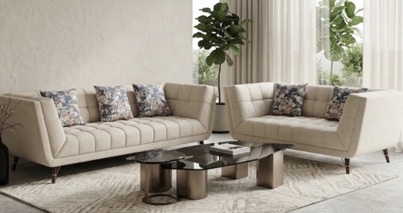 Modern Tufted Sofa