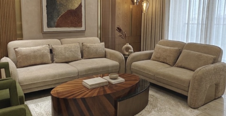 Aura Contoured Sofa