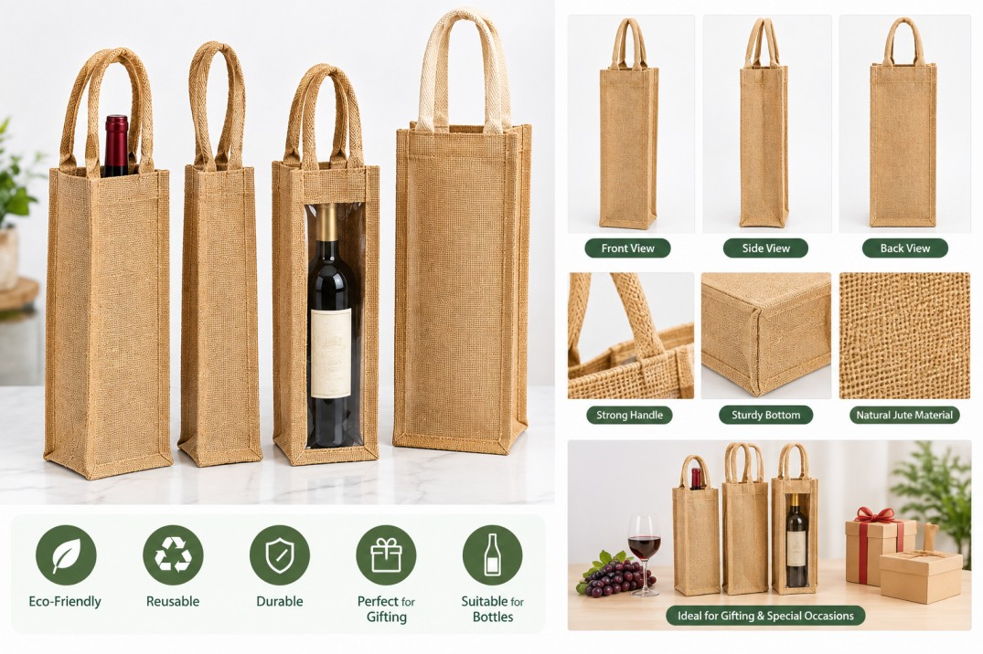 Jute Bottle Bag