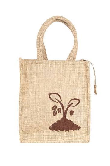 Jute Lunch Box Bag Mini