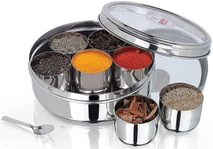Plain Metal Masala Box