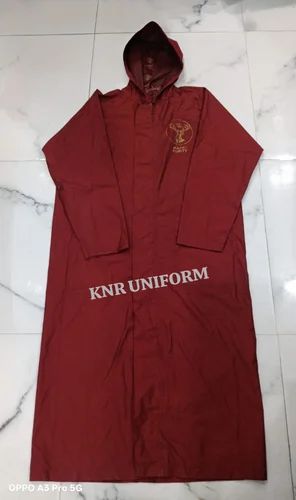 Nylon long rain coat