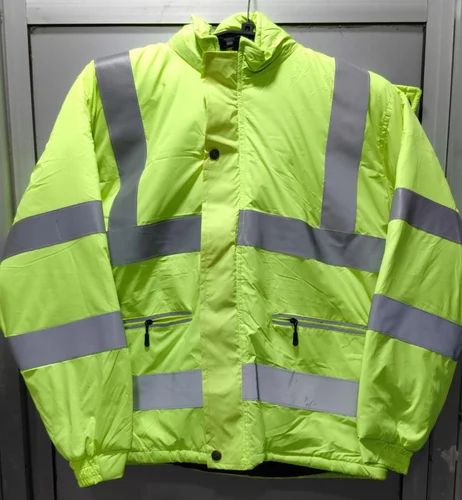 Green Safety Reflective Jackets, For Traffic Control