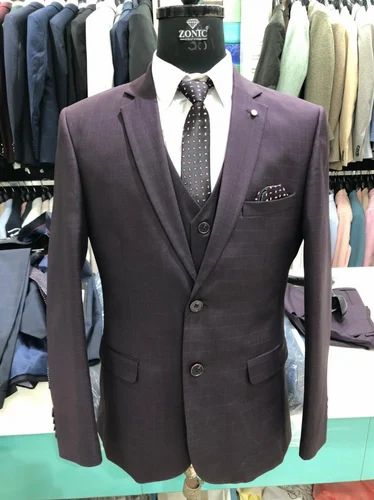 Maroon 5 piece Formal Mens Suits
