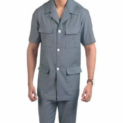 Grey Men Safari Suit
