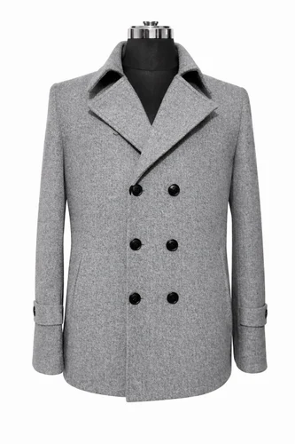 Grey Unisex Casual Blazer