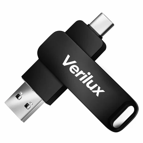 Pendrive 64GB Flash Drive 2 In 1 With USB A 3.0 USB C OTG Pendrive Type C Pendrive B0FLJQ7QY6