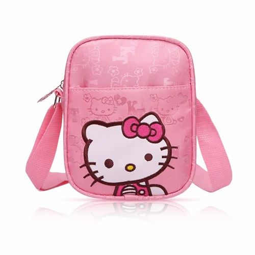 Sling Bag for Girls Kids Kitty Cute Bags Mini Purse Small 15 x 15cm B0DFLMBNYW
