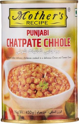 Mother's Recipe 450 GM MOTHER'S PUNJABI CHATPATE CHOLE - 12 X 450 GT - TRAY