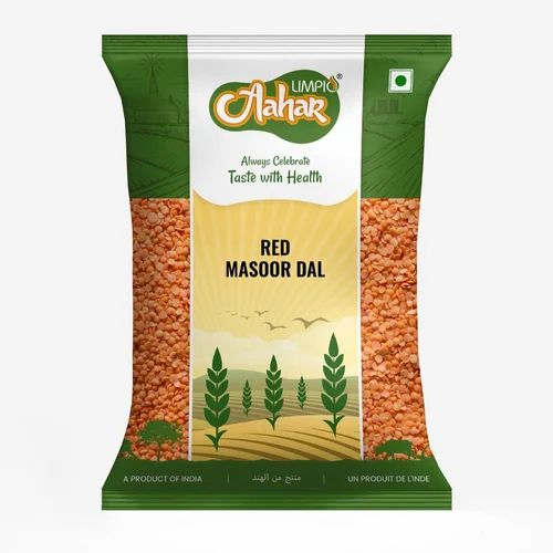 1kg Red Masoor Dal, Whole (Sabut), Bold