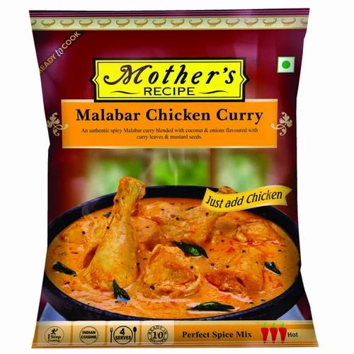 100 GM MOTHER'S MALABAR CHICKEN CURRY MIX - 4 X 10 X 100 GP
