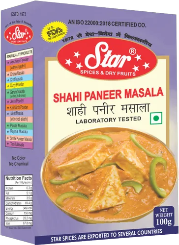 Shahi Paneer Masala, Packaging Size: 100 g