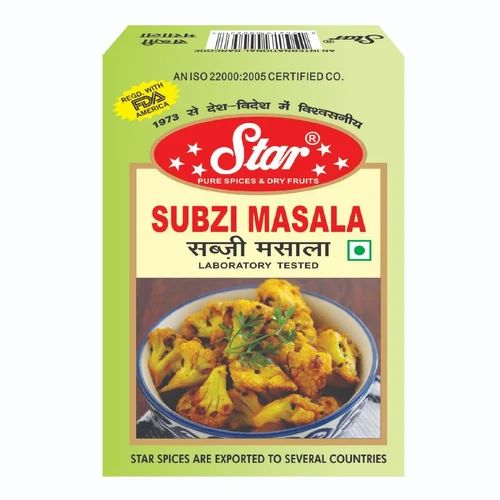 Sabzi Masala Powder, Packaging Size: 100g