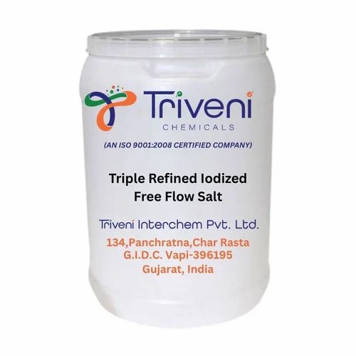 Triple Refined Iodized Free Flow Salt