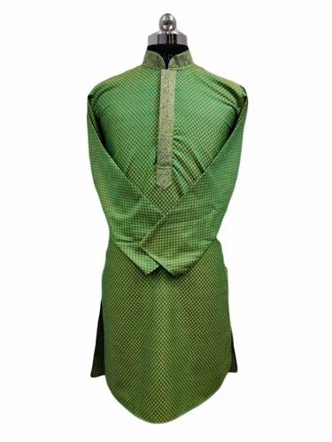 Green Embroidered Kurta Pajama