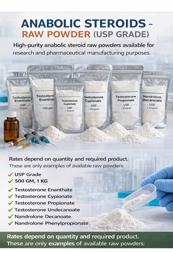 Anabolic Steroids Raw Powder