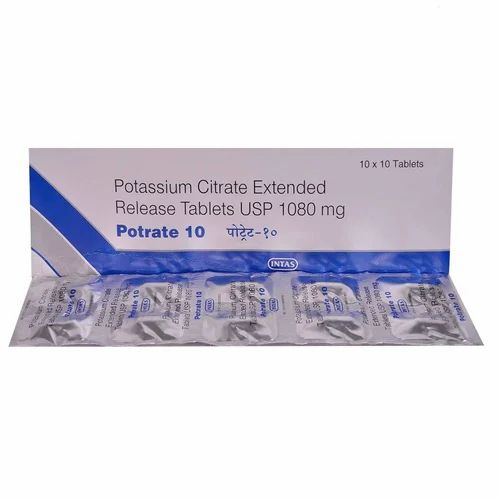 Potassium Citrate (1080mg) Potrate 10 ER
