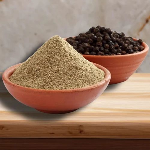 Variety: Tellicherry -India Black Pepper Powder, Packet, Packaging Size: 1 Kg
