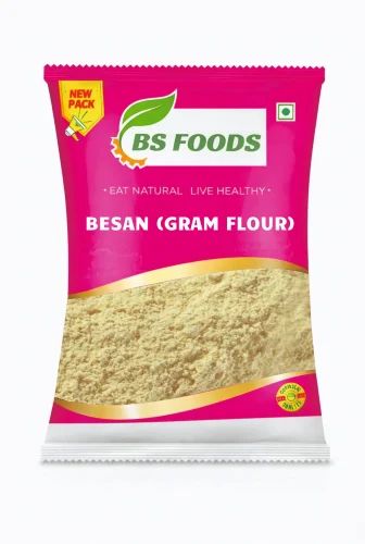 BS Food Besan, Composition: Pure Gram Dhal, 1 kg Pouch