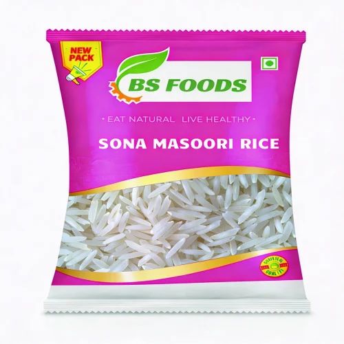 Sona Masoori Rice, 1kg, Rice Age: New Crop