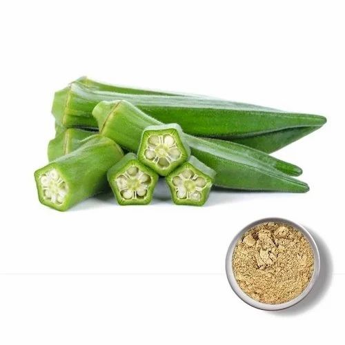 Green Dehydrated Okra Powder, Packaging Type: Pouch, Packaging Size: 1kg