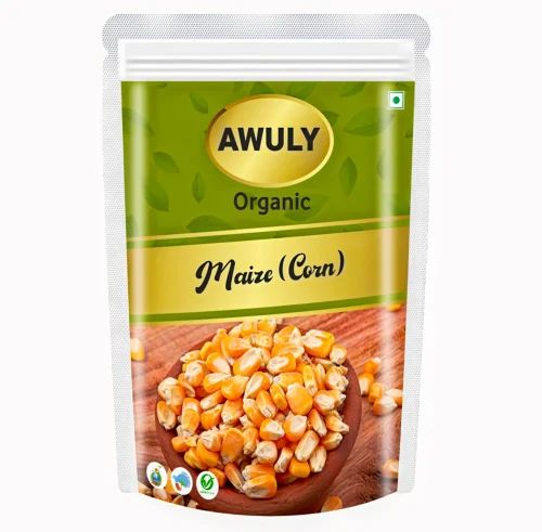 Hybrid Organic Yellow Maize, 10 Kg, Whole