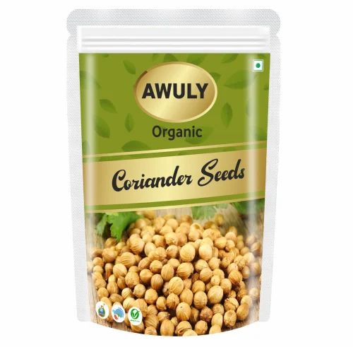 Dried Green Coriander Seed Organic, Form: Whole
