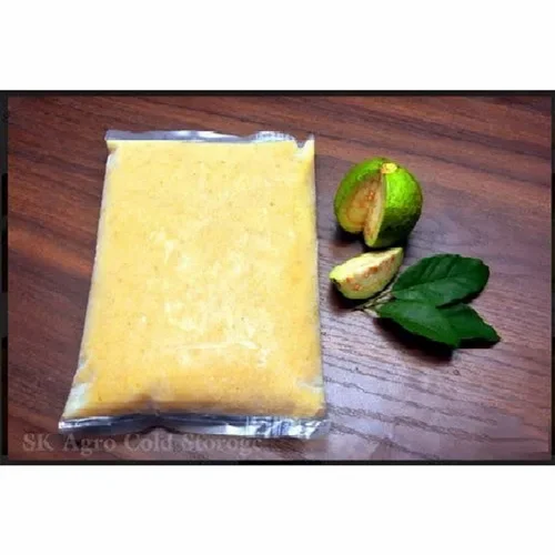 Yellow Frozen White Guava Pulp, Packaging Type: Plastic Pouch, Speciality: Organic
