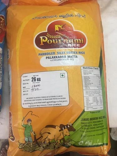Palakadan Matta Rice, Bag