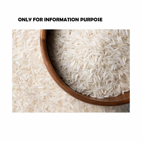 White Parboiled Basmati Biryani Rice (1-2 Years) - 7.40 mm Average Grain Length