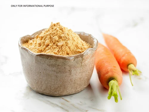 Organic Carrot Powder, Dehydrated, 25 kg