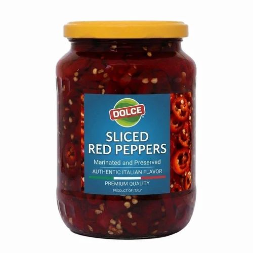 680g Sliced Red Paprika