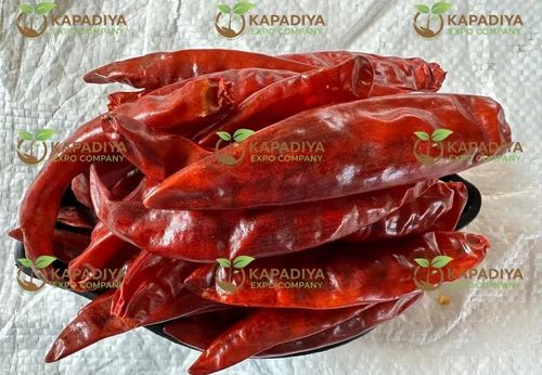Guntur Sannam S4 Sanam Chili stemless, Packaging Type: Gunny Bag