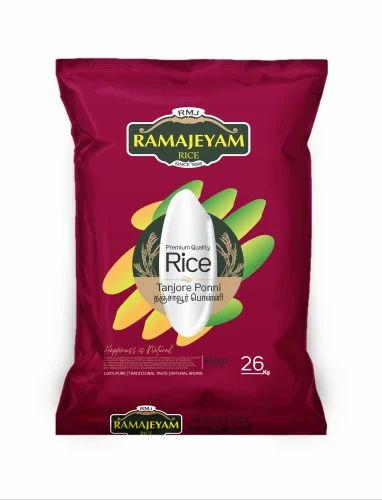 Ramarajyam Tanjore Ponni Rice, Packaging Size: 26 Kg, Packaging Type: PP Bag