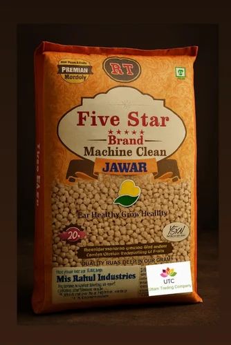 White Five Star Brand Machine Clean Jowar, 30kg