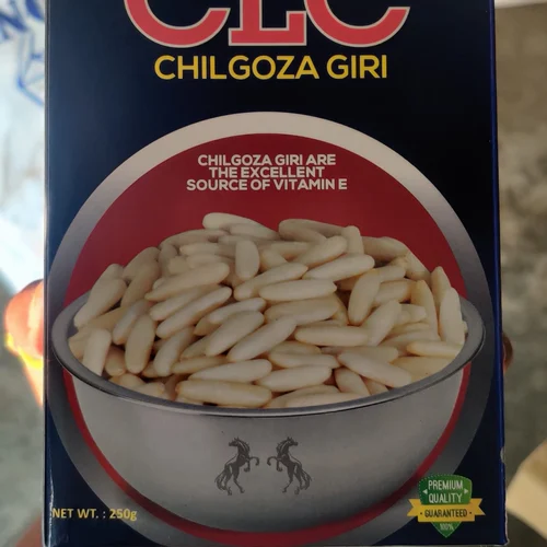 Clc Chilgoza Giri Pinenuts Without Shell Without Skin 250G Pkt 1200 Mrp 10 Kg