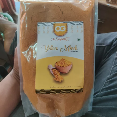 Og Yellow Chilli Powder 10Kg, Pouch