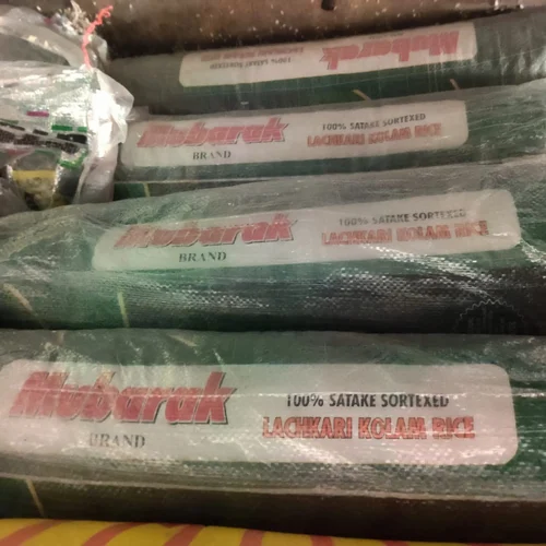 Mubarak Lachkari Kolam Rice Sortex, 25 Kg, Packaging Type: Plastic Bag