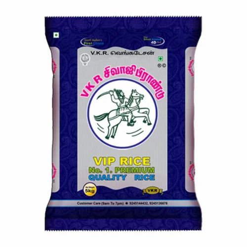 White Shivaji Rice 5 Kg Premium Quality & Aromatic, Jute Bag