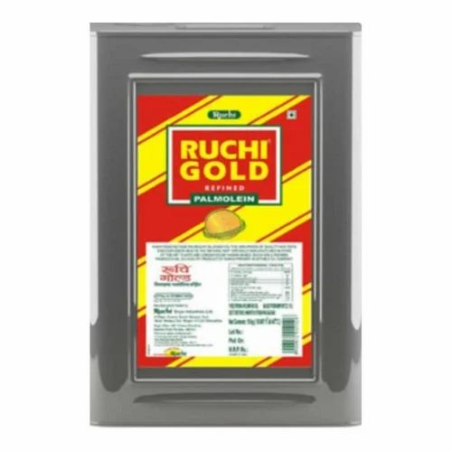 Ruchi Gold - Refined Palmolein Oil, (16.48 L) 15 Kg Tin