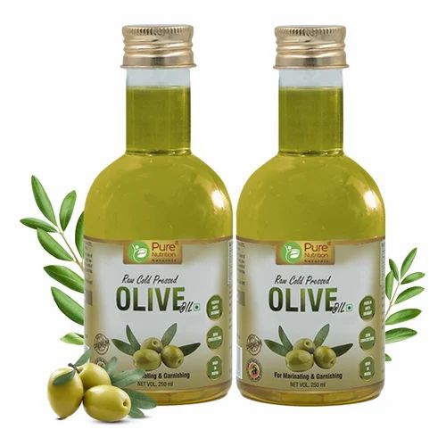 Pure Nutrition Raw Cold Pressed Virgin Olive Oil 500ml 250mlx2 100% Pure & Edible