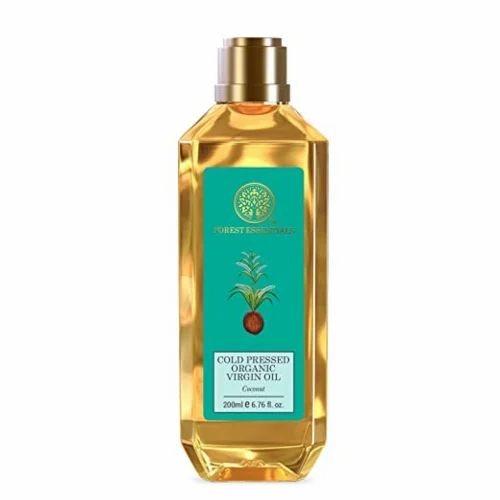 Forest Essentials Organic Cold Pressed Virgin Oil Coconut 200ml(Free Worldwide Shipping)