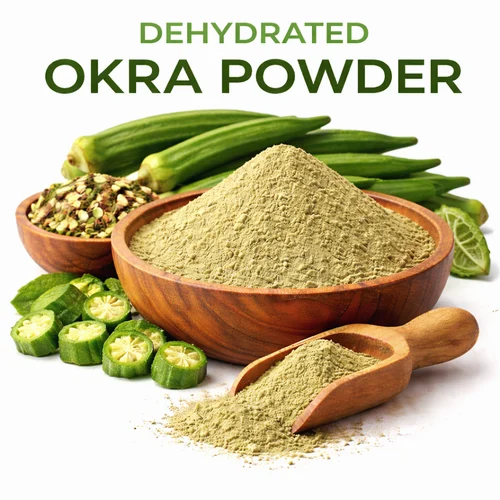 Dehydrated Okra Powder, Grade: Food Grade