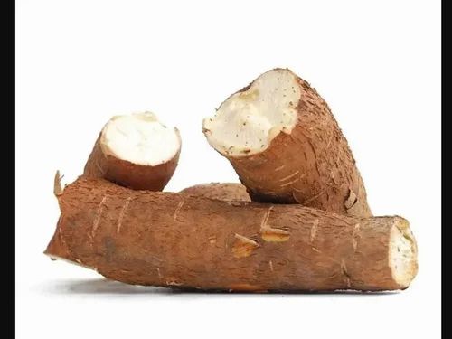 Natural Fresh Cassava Root (Medium, 20 kg)
