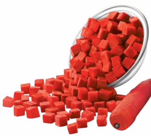 A Grade Frozen Carrot Dies, Packaging Size: 20 Kg, Bulk Bag