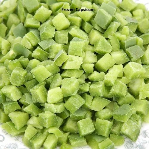 A Grade Frozen Sliced Capsicum, Packet, Packaging Size: 1 Kg
