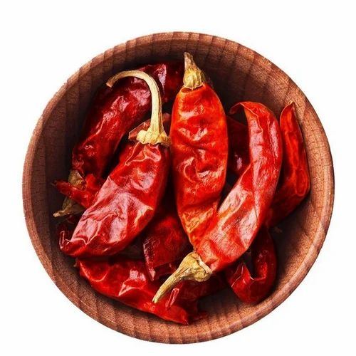 S10 GUNTUR Dry Red Chilli, With Stem
