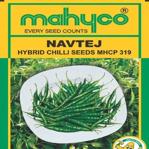 Hybrid Green Mahyco Navtej Chilli, Packaging Type: Packet, Packaging Size: 10 Gram